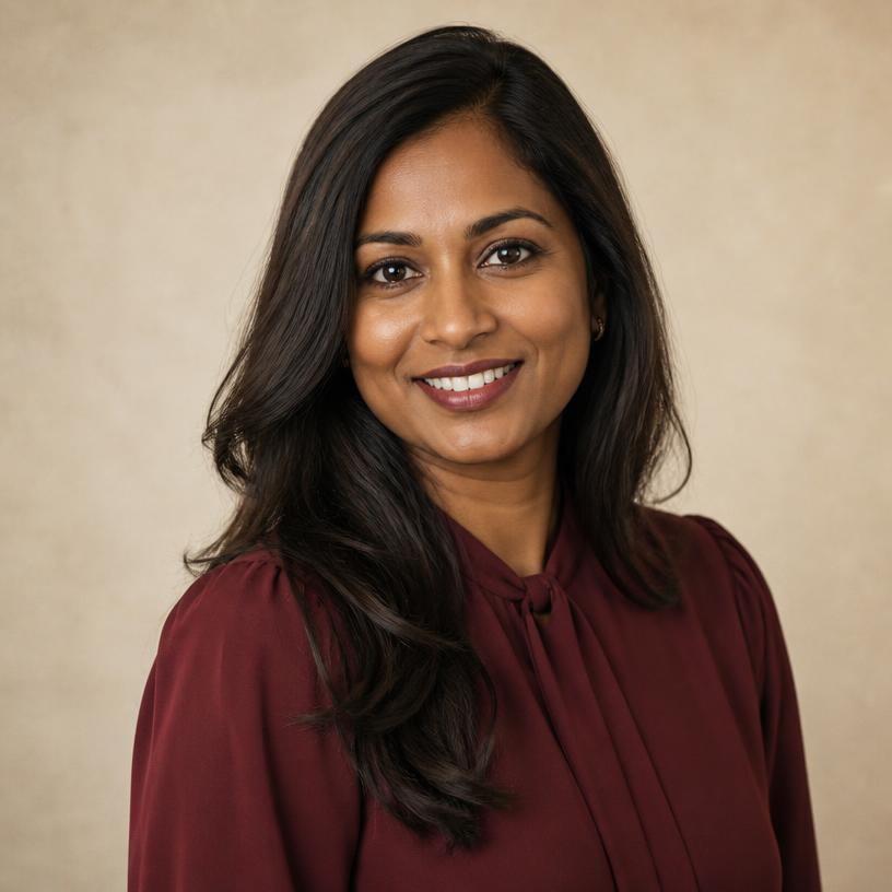 Portret van Priya Ramdas